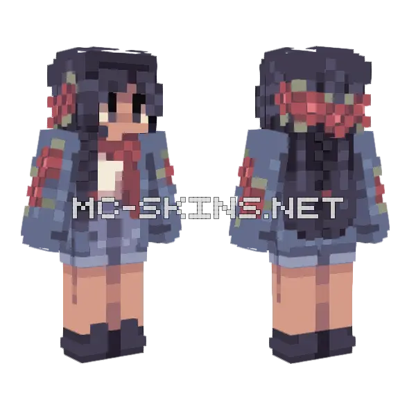 Freezer Burnt Rce Minecraft skin, front and back