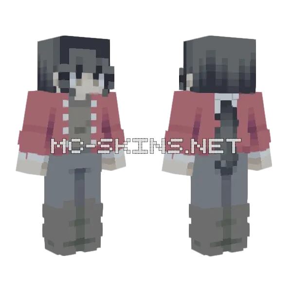 Freezing Outside RCE Minecraft skin, front and back