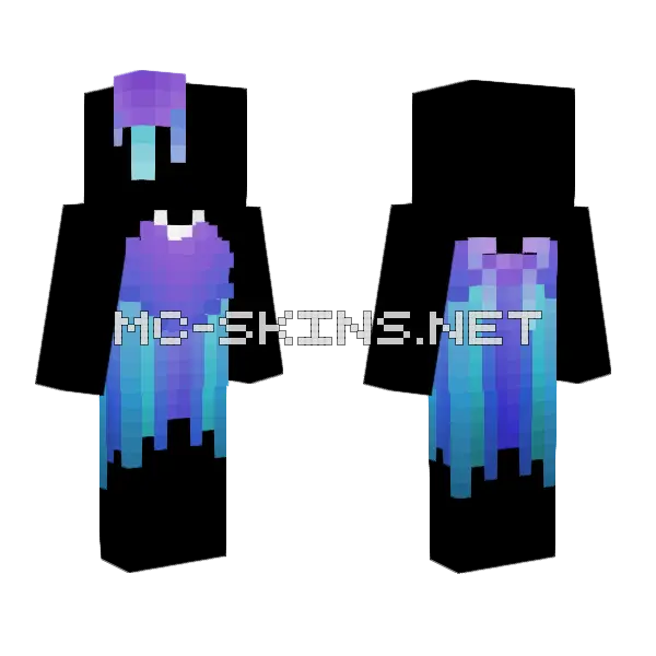 Freezing Passion Outfit Minecraft skin, front and back