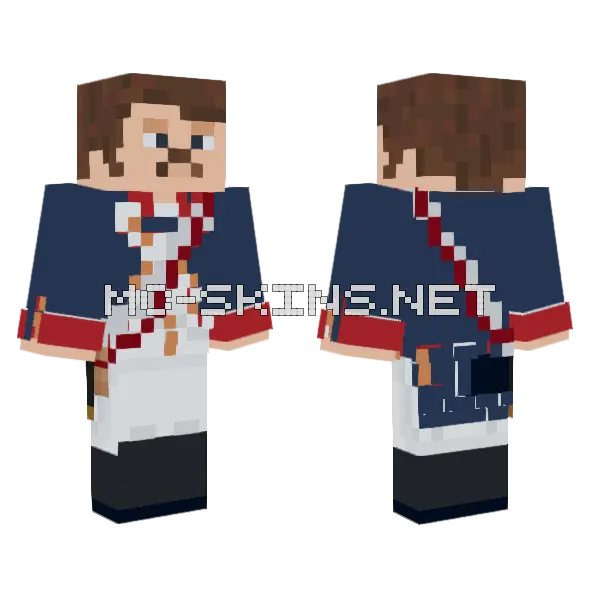 French Infantry Shako Removed Minecraft skin, front and back