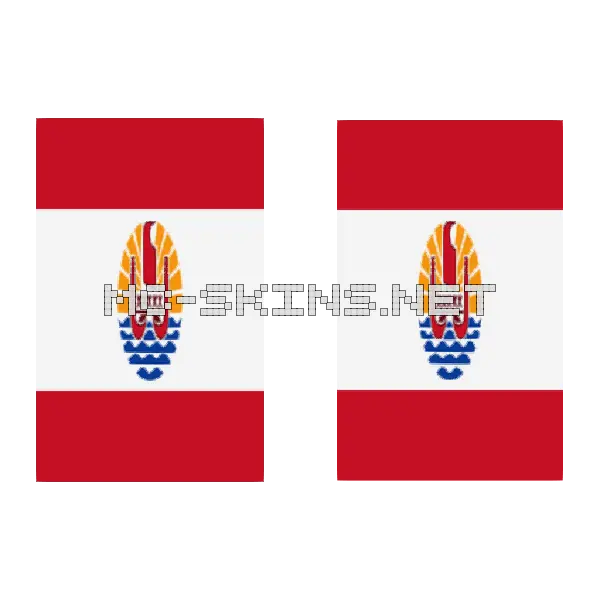 French Polynesia Flag cape, outside and lining