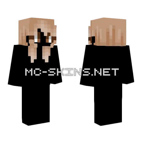 French Vanilla Coffee Brown Girl Minecraft skin, front and back