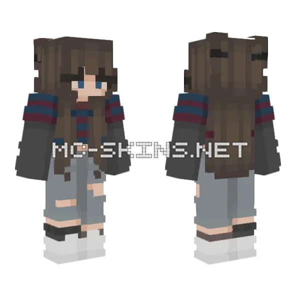 Friend Me Minecraft skin, front and back