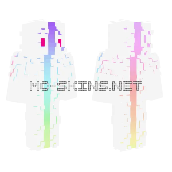 Friendly Spirit 1 Minecraft skin, front and back
