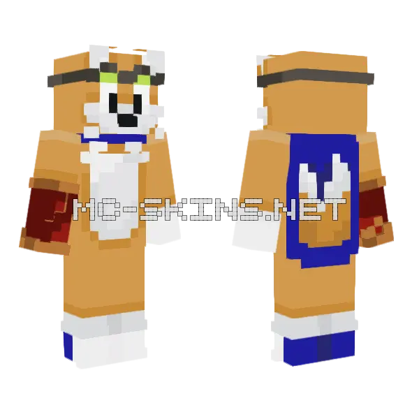 Friends No More Minecraft skin, front and back