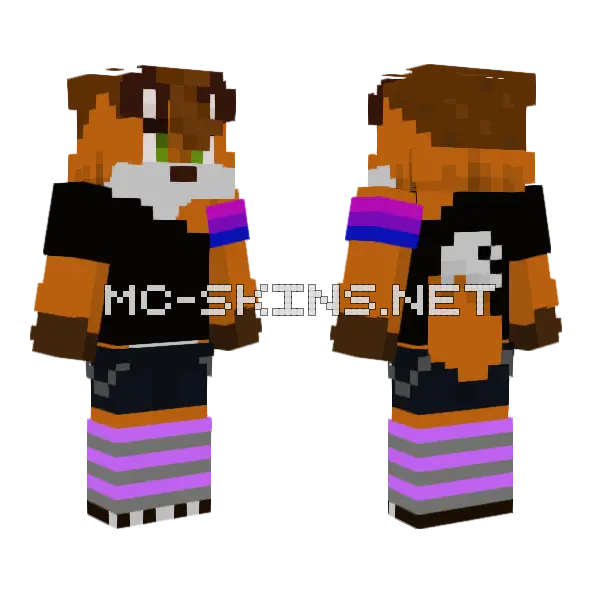 Friend's Skin Minecraft skin, front and back