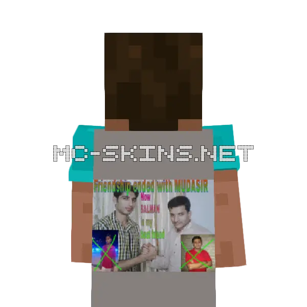 Friendship ended cape, outside and lining
