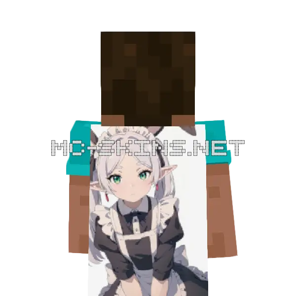 Frieren Maid cape, outside and lining