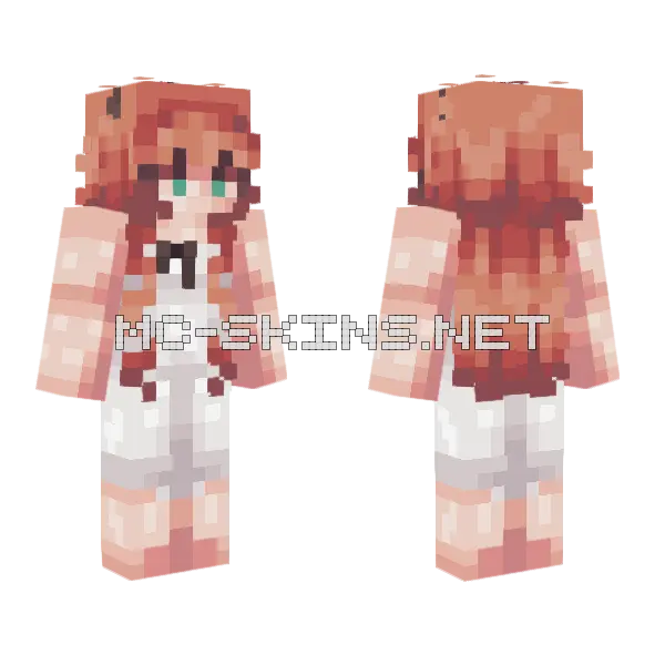 Frill Minecraft skin, front and back