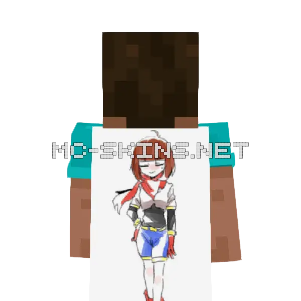 Frisk Armor cape, outside and lining