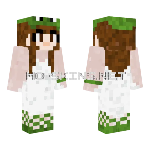 Frog 3 Minecraft skin, front and back