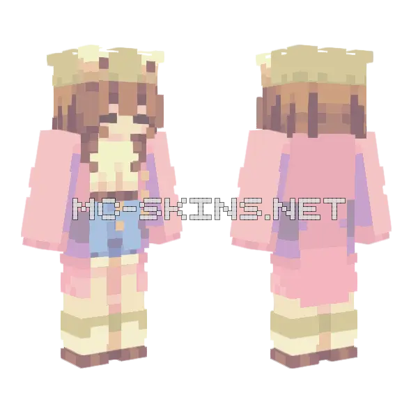 Frog D Minecraft skin, front and back