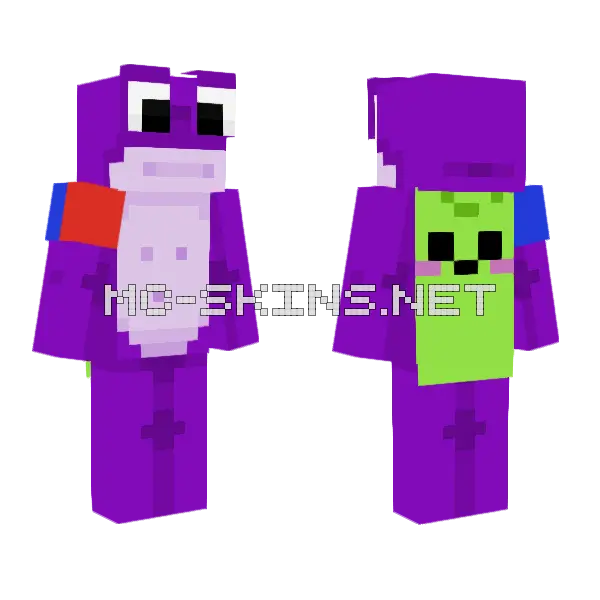 Frog Skin Minecraft skin, front and back