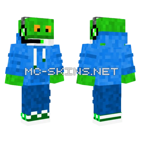 Frogamer 2 Minecraft skin, front and back