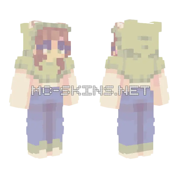 Froggi Minecraft skin, front and back