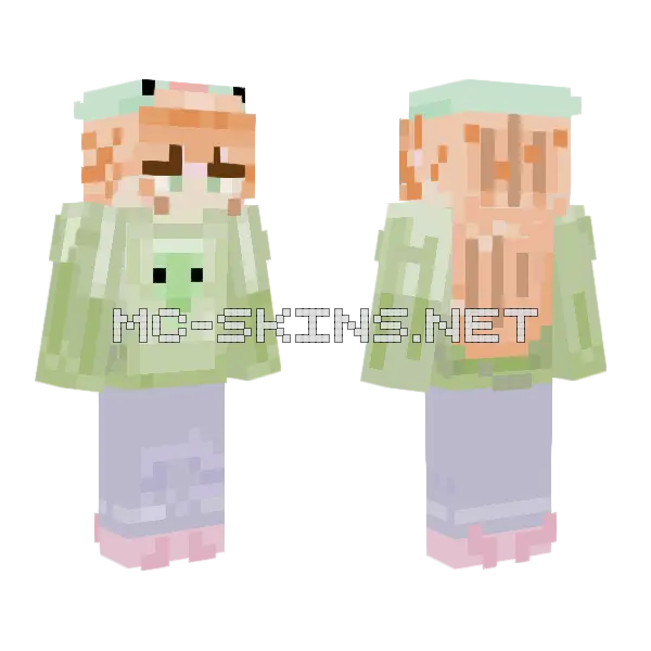 Froggy Contest Entry Minecraft skin, front and back
