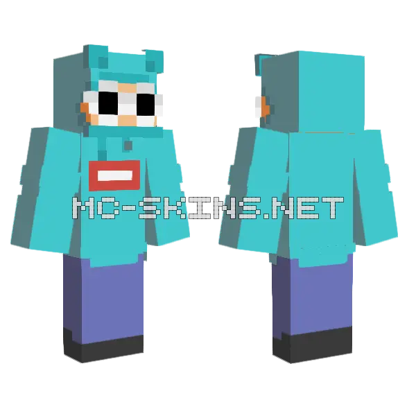Froggy Gorgenotfound Minecraft skin, front and back