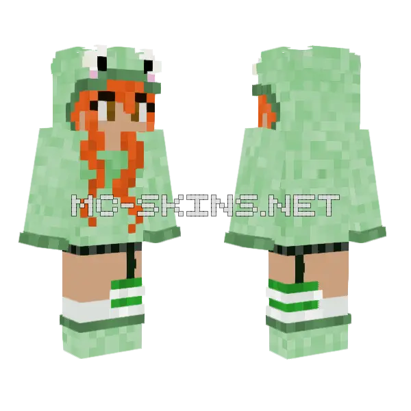 Froggy Skin Minecraft skin, front and back