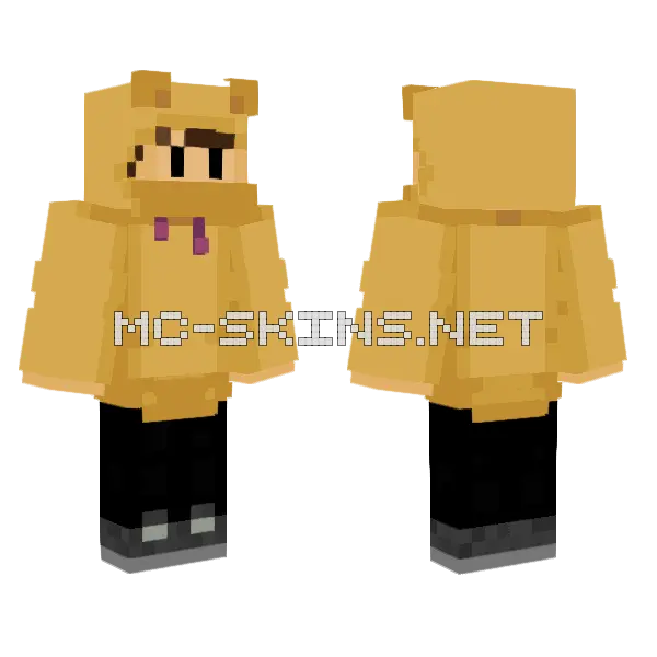 Froggy Wilbur Soot Minecraft skin, front and back