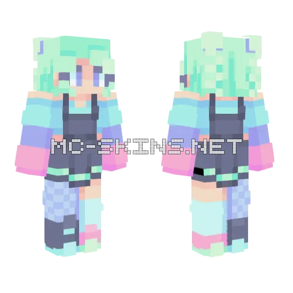 From Another World Minecraft skin, front and back