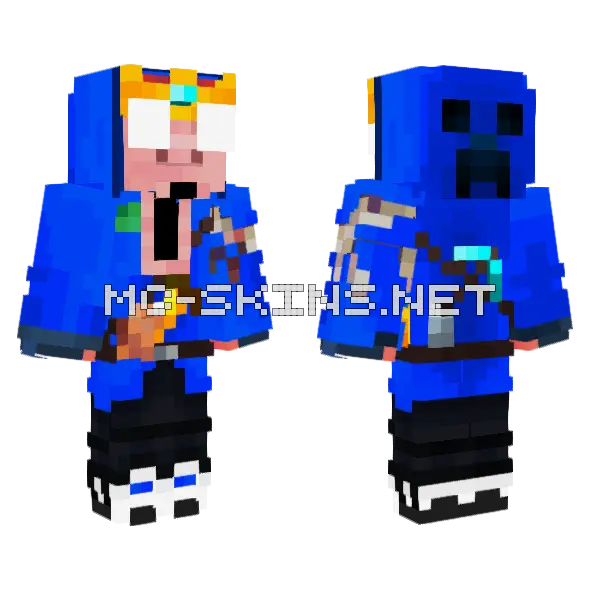 From The Fog Goobs Minecraft skin, front and back