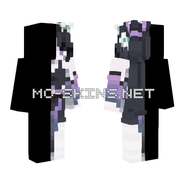 From The Grave Minecraft skin, front and back
