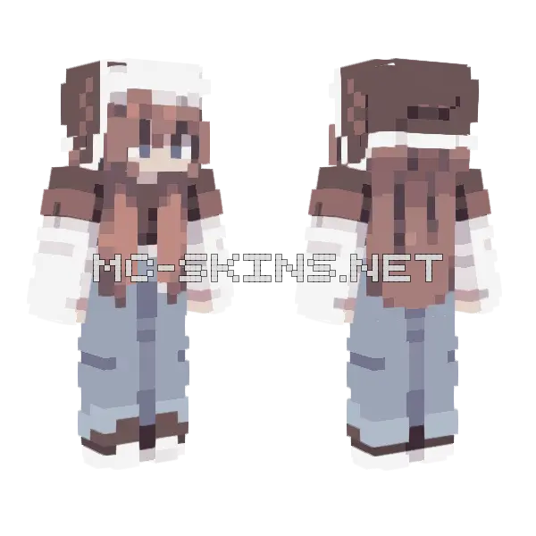 Frost Persona Minecraft skin, front and back