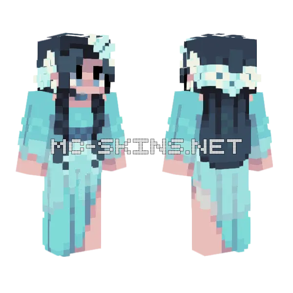 Frostbite Rce Minecraft skin, front and back