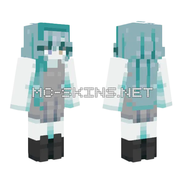 Frosting Over Minecraft skin, front and back