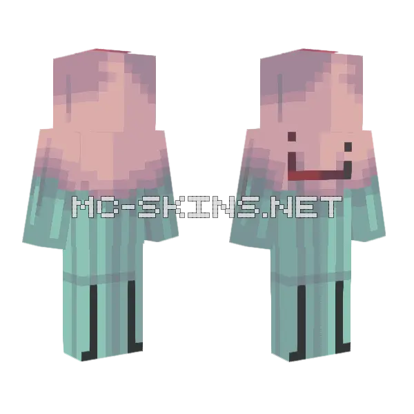 Frosty The Cupcake Minecraft skin, front and back