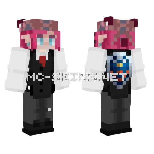 Frothar Mesero Minecraft skin, front and back