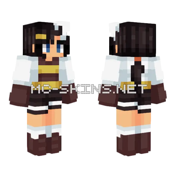 Froznbee Sf48 Minecraft skin, front and back