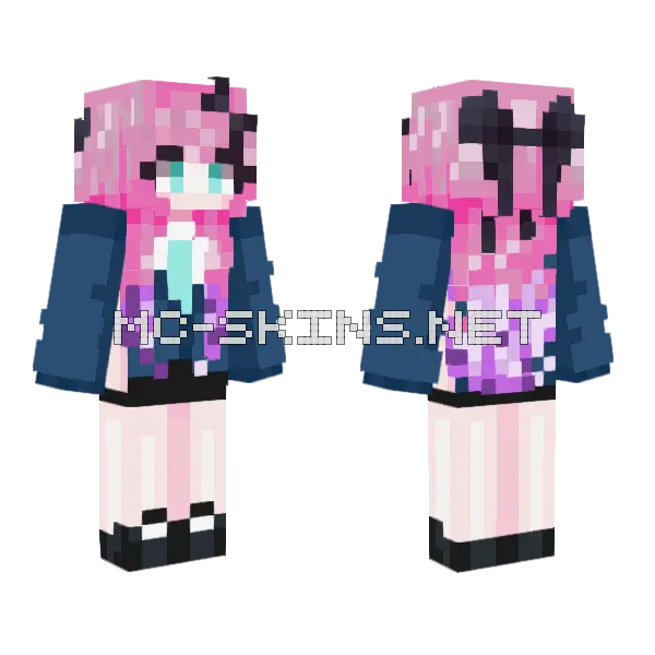 Fruitfulbun Uniform Minecraft skin, front and back