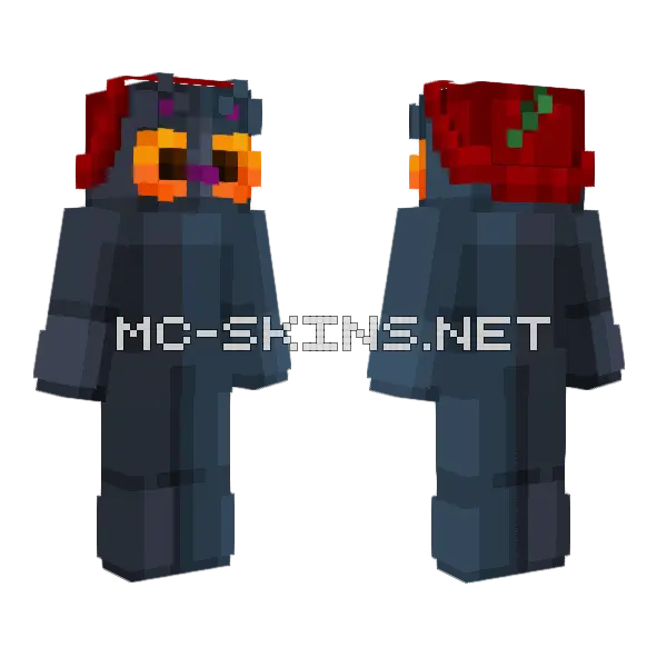 Fruity Devil Skin Minecraft skin, front and back