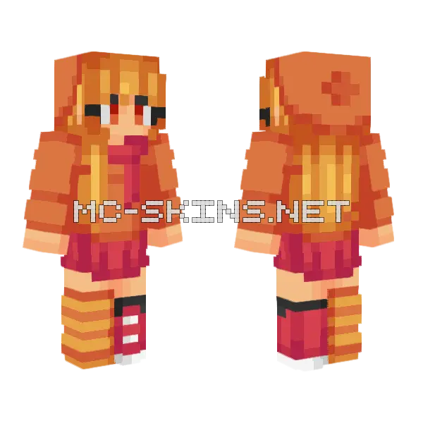 Fruity Fall Te Minecraft skin, front and back