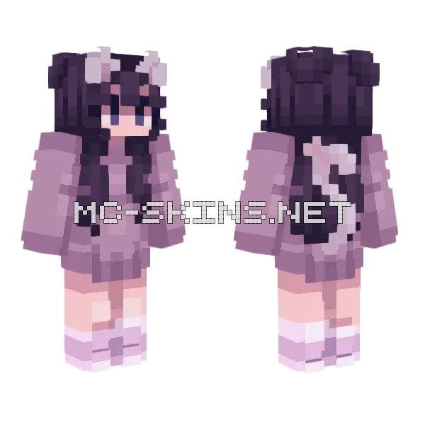 Fs New Day Minecraft skin, front and back