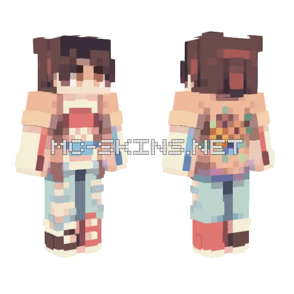 Fs Pepsi Minecraft skin, front and back