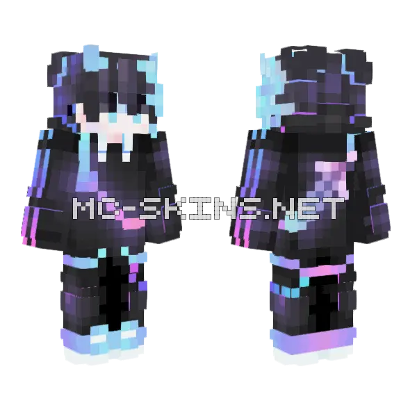 Fsd Xyz Minecraft skin, front and back