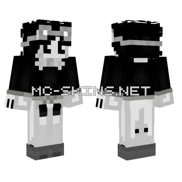 Fuandor 1980 Minecraft skin, front and back
