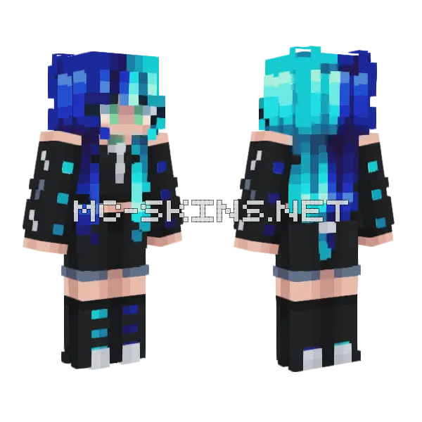 Full Charge RMK Minecraft skin, front and back