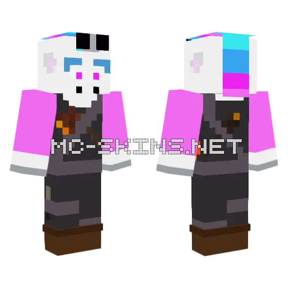 Full Jugg Minecraft skin, front and back