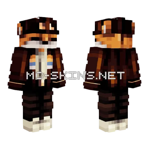 Fundy Dream SMP Skin Minecraft skin, front and back