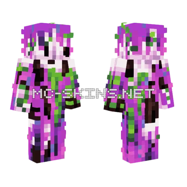 Fungi Infestation Minecraft skin, front and back