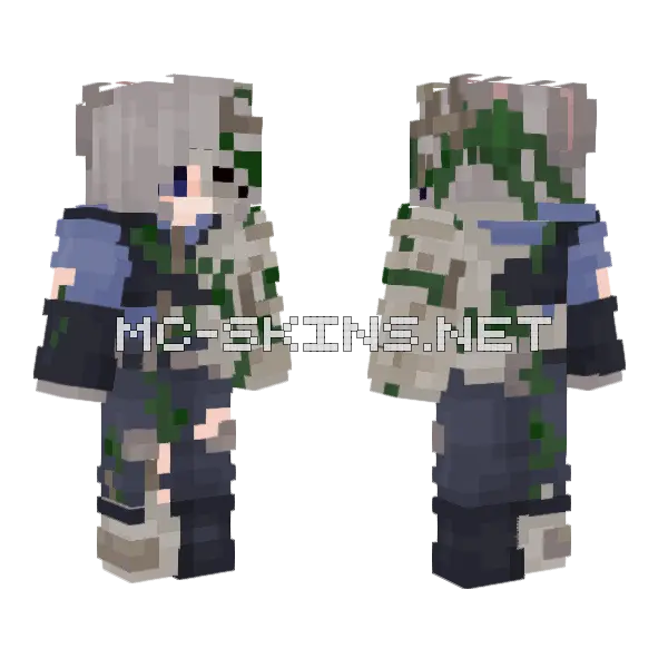 Fungus Elizabeth Minecraft skin, front and back
