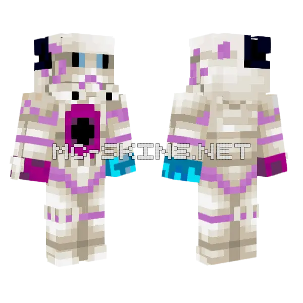 Funtime Stormtrooper Large Arms Minecraft skin, front and back