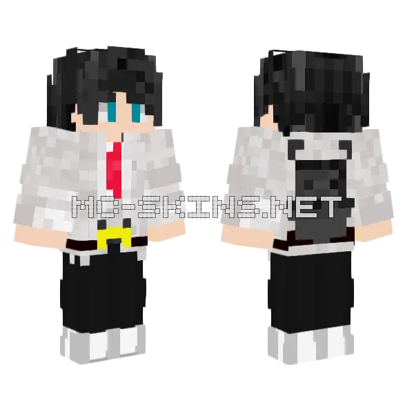 Future Me D Minecraft skin, front and back