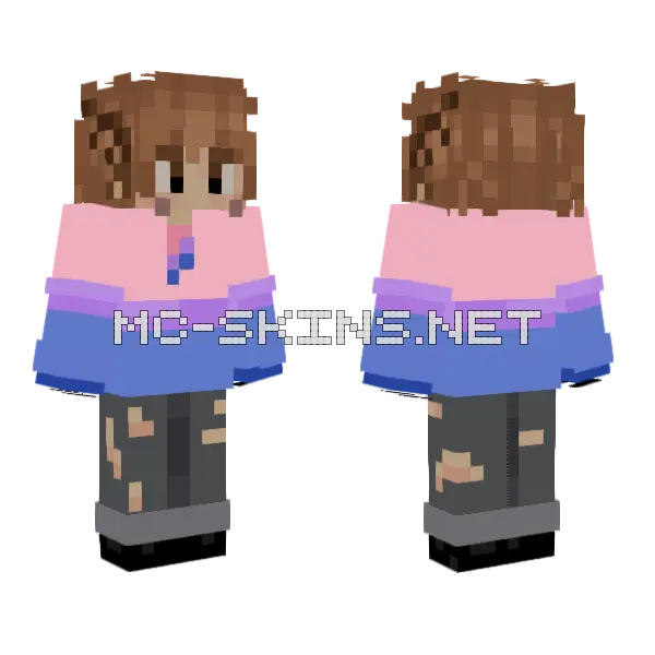 Fxbradbomb New Skin Minecraft skin, front and back