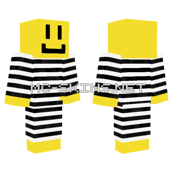 Fxrtig Knast Minecraft skin, front and back