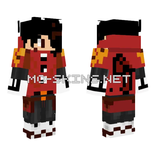 Fxzdfg Boy Minecraft skin, front and back