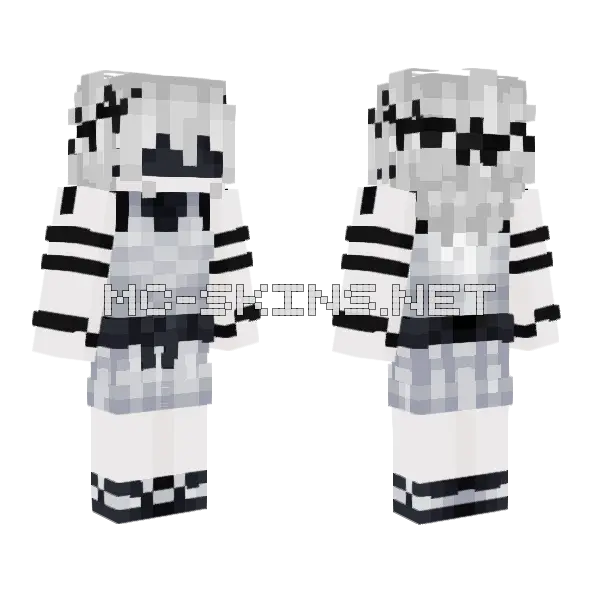 Ga1aaaa Fanart 1 Minecraft skin, front and back
